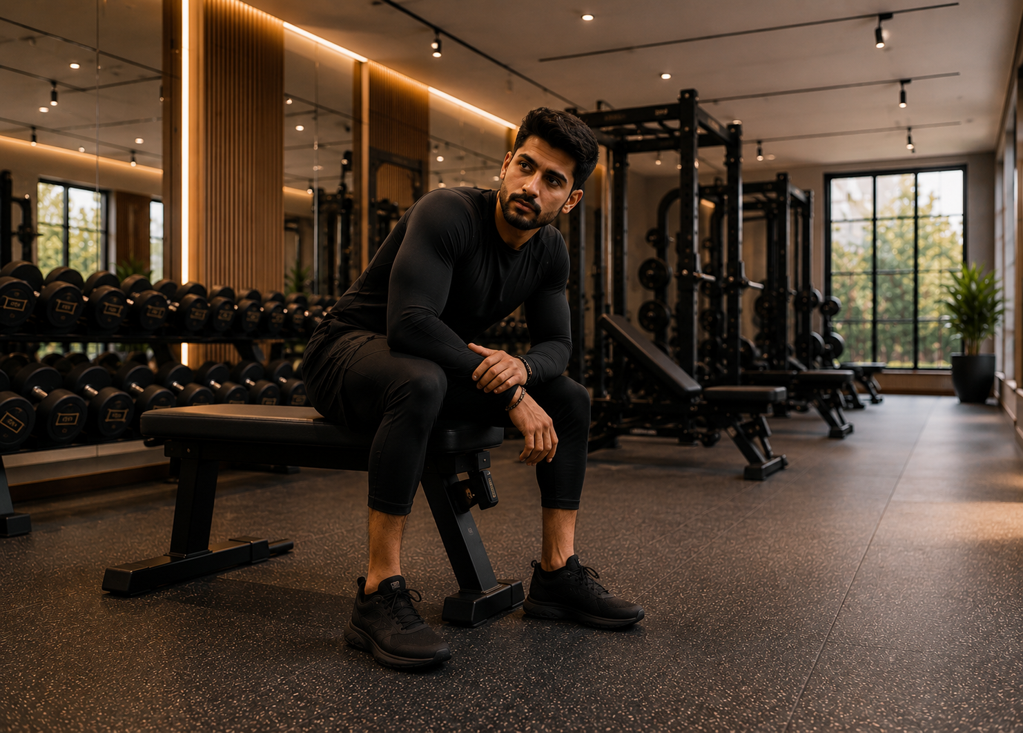 Premium gym interior